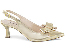 Scarpin Slingback Salto Taça com Laço