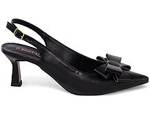 Scarpin Slingback Salto Taça com Laço