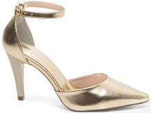 Sapato Scarpin Saia e Blusa