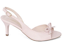 Sandália Slingback com Laço