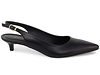 Sapato Scarpin Slingback Salto Kitten Heel