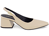 Sapato Scarpin Slingback Salto Bloco