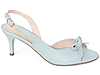 Sandália Slingback com Laço