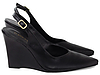 Scarpin Slingback Anabela Recorte V