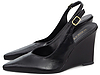 Scarpin Slingback Anabela Recorte V