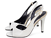 Sandália Peep Toe Slingback Corte V