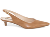 Sapato Scarpin Slingback Salto Kitten Heel
