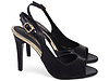 Sandália Peep Toe Slingback Corte V