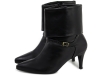 Bota Ankle Boot Capa Cano Curto