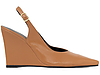 Scarpin Slingback Anabela Recorte V