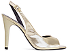Sandália Peep Toe Slingback Corte V