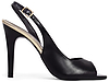 Sandália Peep Toe Slingback Corte V