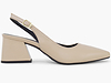 Sapato Scarpin Slingback Salto Bloco