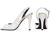 Sandália Peep Toe Slingback Corte V