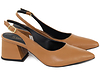 Sapato Scarpin Slingback Salto Bloco