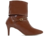 Bota Ankle Boot Capa Cano Curto