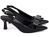 Scarpin Slingback Salto Taça com Laço
