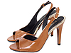 Sandália Peep Toe Slingback Corte V