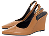 Scarpin Slingback Anabela Recorte V