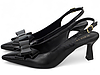 Scarpin Slingback Salto Taça com Laço