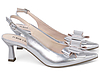 Scarpin Slingback Salto Taça com Laço