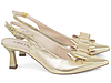 Scarpin Slingback Salto Taça com Laço