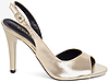 Sandália Peep Toe Slingback Corte V