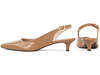 Sapato Scarpin Slingback Salto Kitten Heel