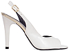 Sandália Peep Toe Slingback Corte V