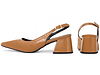 Sapato Scarpin Slingback Salto Bloco