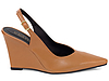 Scarpin Slingback Anabela Recorte V