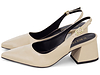 Sapato Scarpin Slingback Salto Bloco